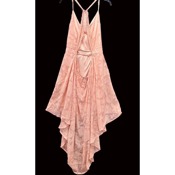 Rue 21 - Women's Summer Sleeveless High Low Hem Ruffle Dress - Pink - 2X - Picture 2 of 16